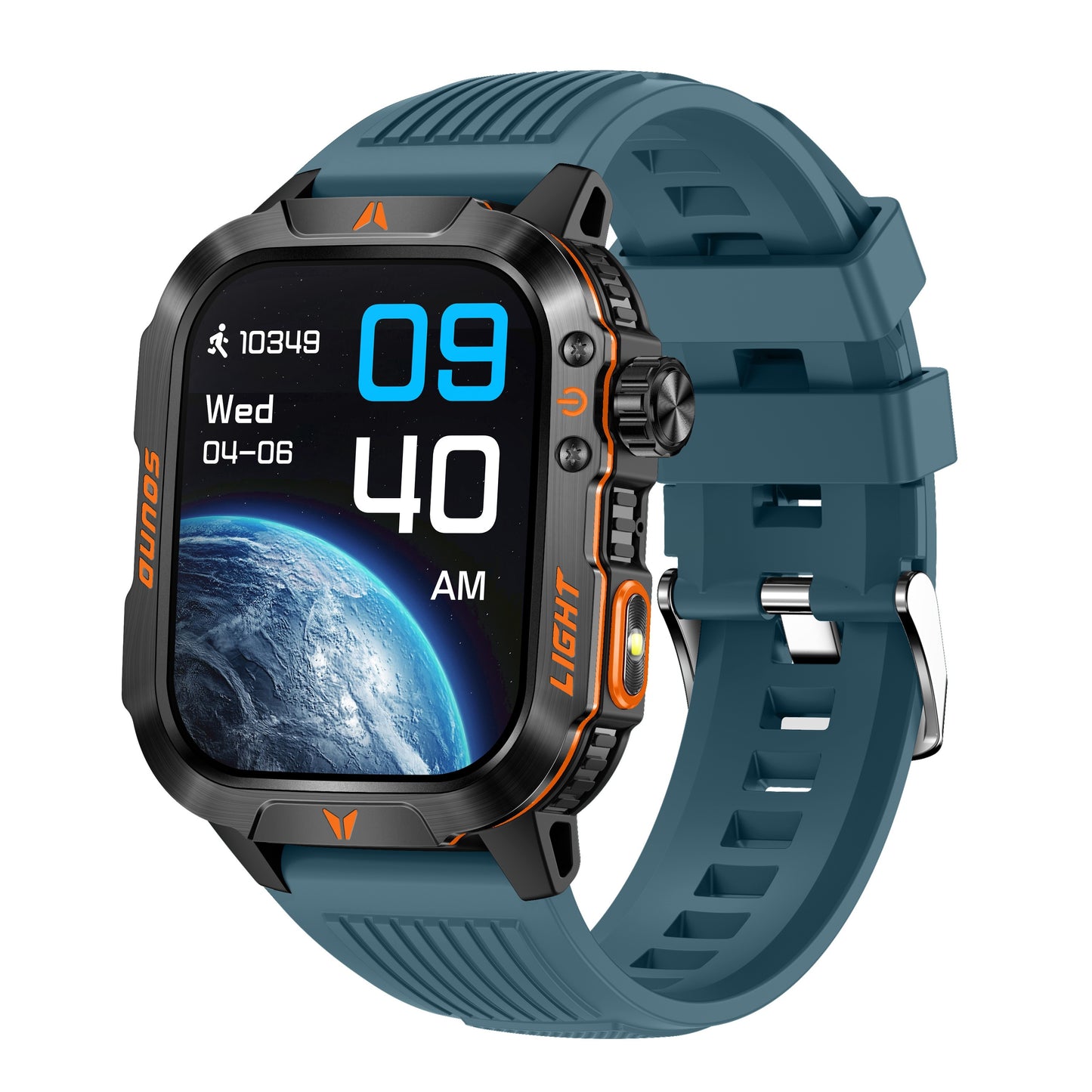 Rugged Outdoor Smartwatch | 2024's Ultimate Fitness Tracker For Android iPhone - Premium smart watch from Lizard Vigilante - Just $48.88! Shop now at Lizard Vigilante