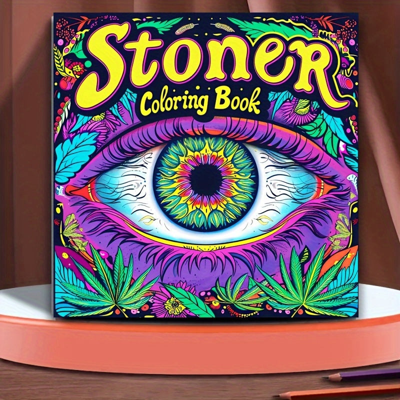 [Top-Rated] Stoner Fantasy Art Book - 20-Page Deluxe Edition, Perfect for Halloween & Thanksgiving Gifts | Ideal for Adults | Premium Thick Paper Quality | Unique Party Favor - Premium  from Lizard Vigilante - Just $7.99! Shop now at Lizard Vigilante