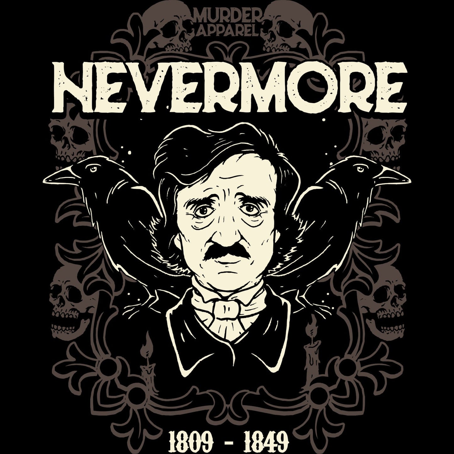 Edgar Allan Poe Nevermore T-Shirt