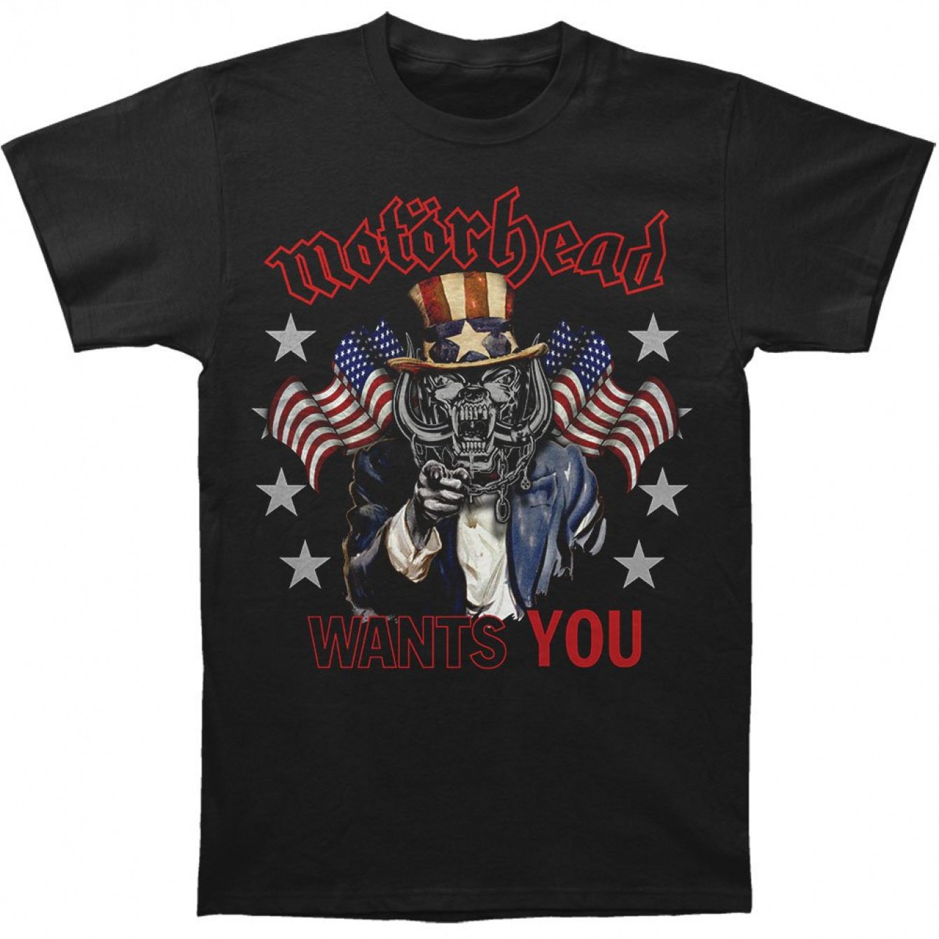 Motorhead Wants You Men’s Graphic Tee – 100% Cotton Short Sleeve Casual T-Shirt - Premium  from dsers - Just $28.88! Shop now at Lizard Vigilante