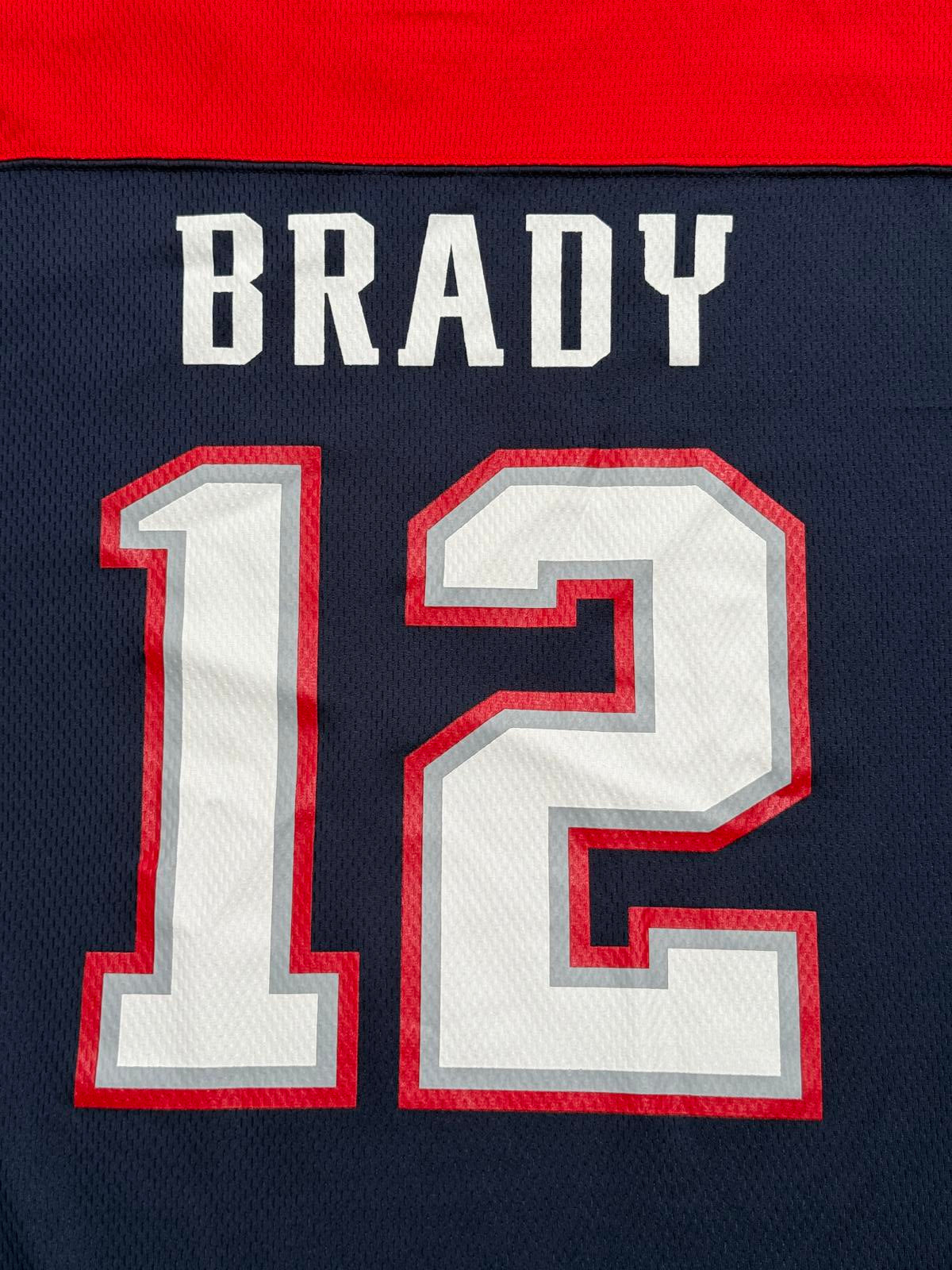 Tom Brady NFL Patriots Football Jersey #12 AFC East XL