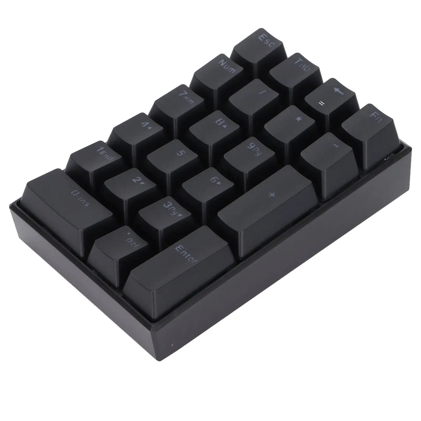 Wired Keyboard Stepped Keycap Fadeless Durable Backlit 21 Keys LED Mechanical KeyboardRed Shaft