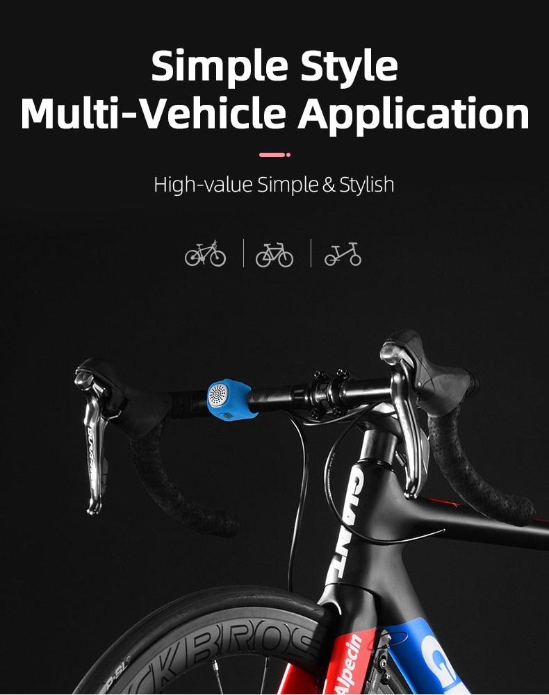 Electric Cycling Bell 90 dB Horn Rainproof  Bicycle Handlebar Silica Gel Shell Ring Bike Bell Bicycle Accessories Electric Cycling Bells Water-Resistant Cycling Bells Horn Loud Bicycle Horns Bicycle Accessories
