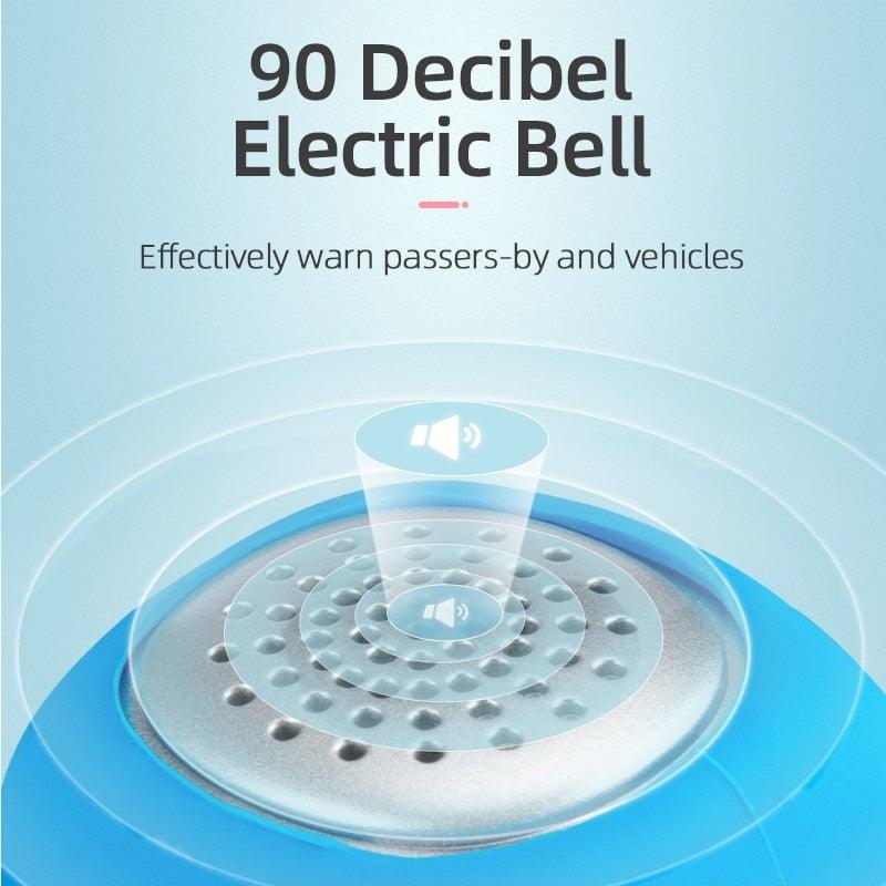 Electric Cycling Bell 90 dB Horn Rainproof  Bicycle Handlebar Silica Gel Shell Ring Bike Bell Bicycle Accessories Electric Cycling Bells Water-Resistant Cycling Bells Horn Loud Bicycle Horns Bicycle Accessories