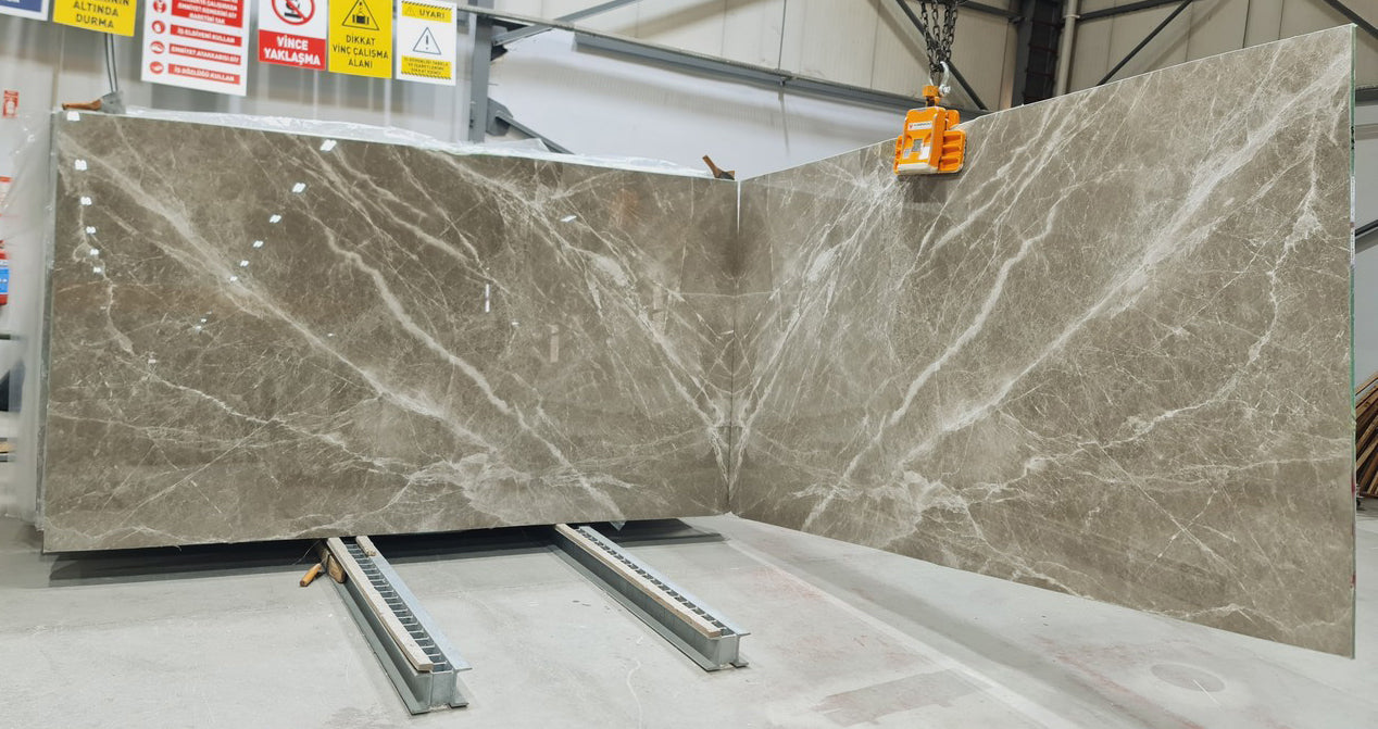 Elegance Gray Bookmatching Marble Slabs Polished -Full Truckload