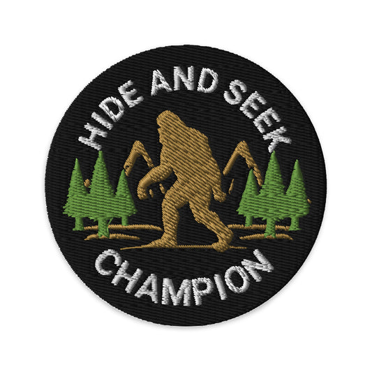 Bigfoot Hide & Seek Champion Patch