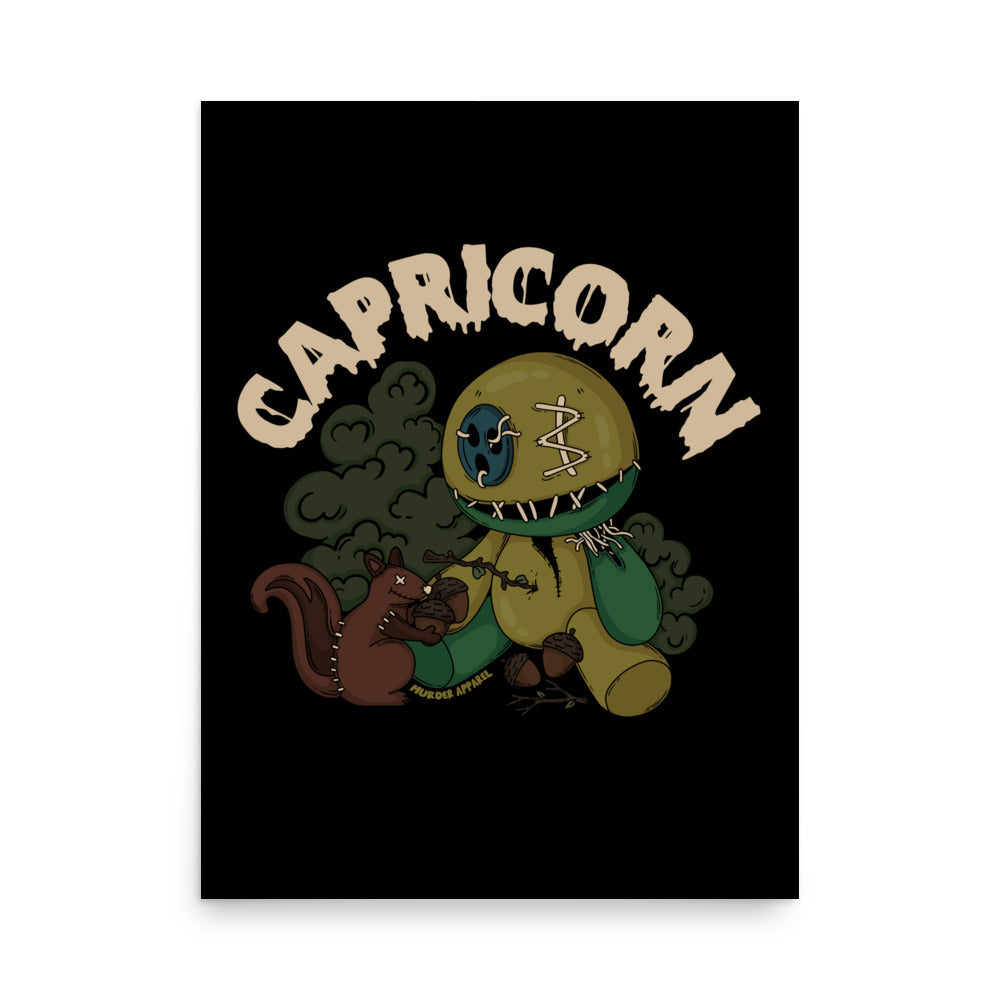 Capricorn Voodoo Doll Poster