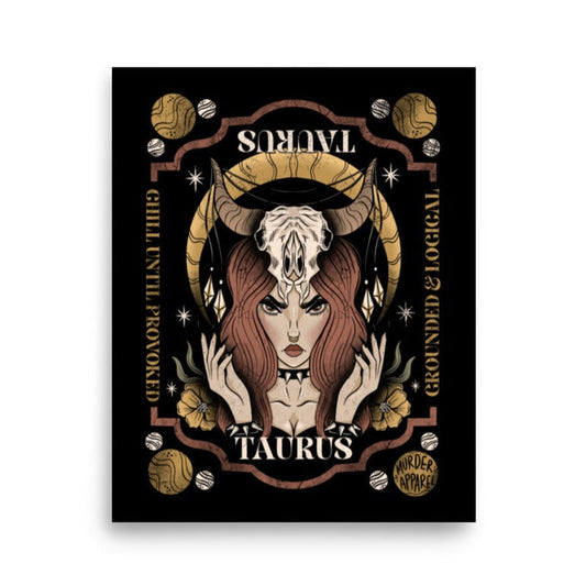 Taurus Zodiac Poster