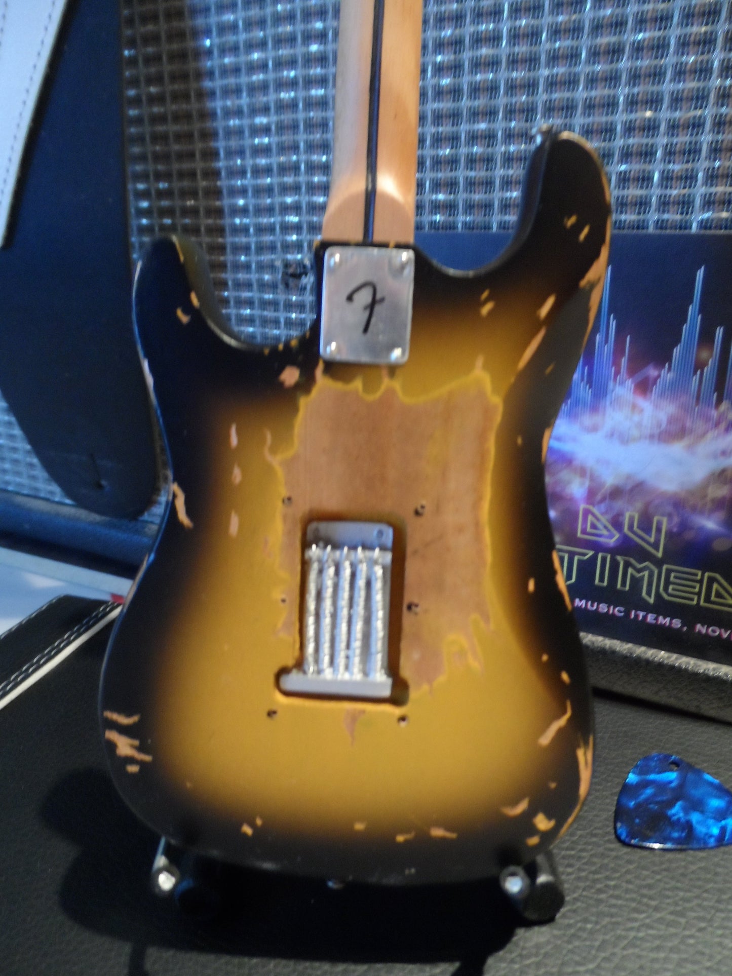 ERIC CLAPTON- 1956 Brownie Signature Strat 1:4 Scale Replica Guitar ~Axe Heaven~