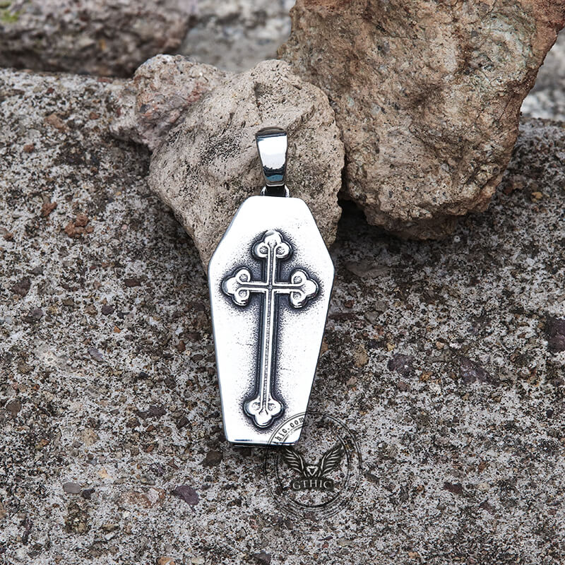 Eternal Lovers Stainless Steel Skull Pendant