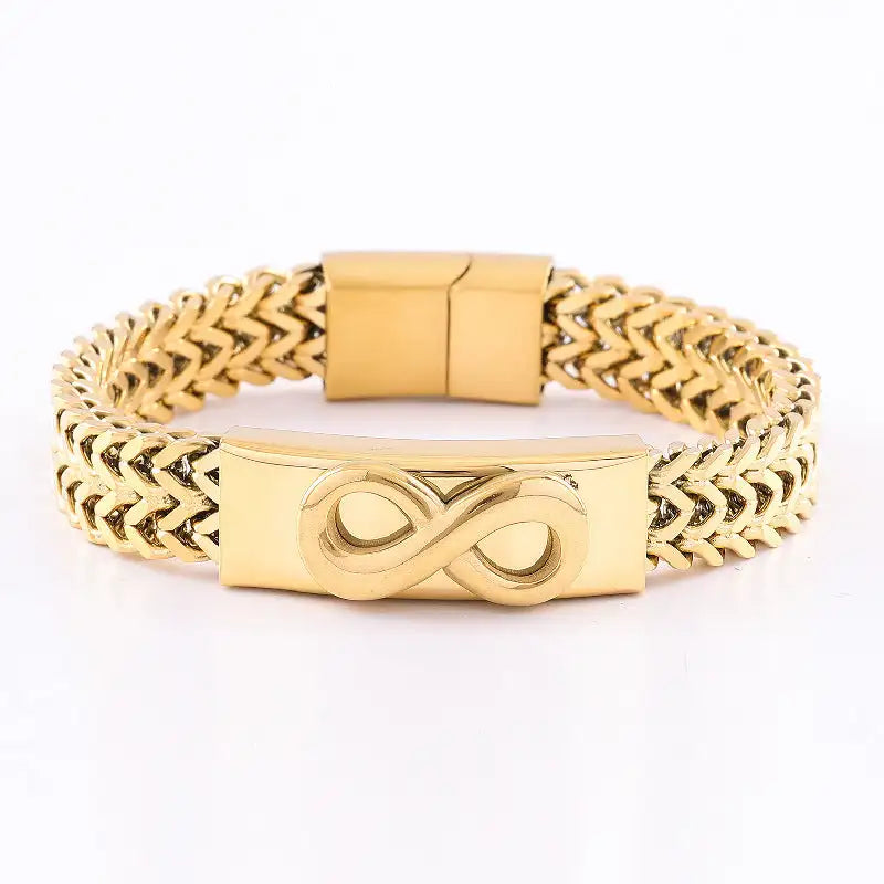 Retro Stainless Steel Three-dimensional Design Bracelet