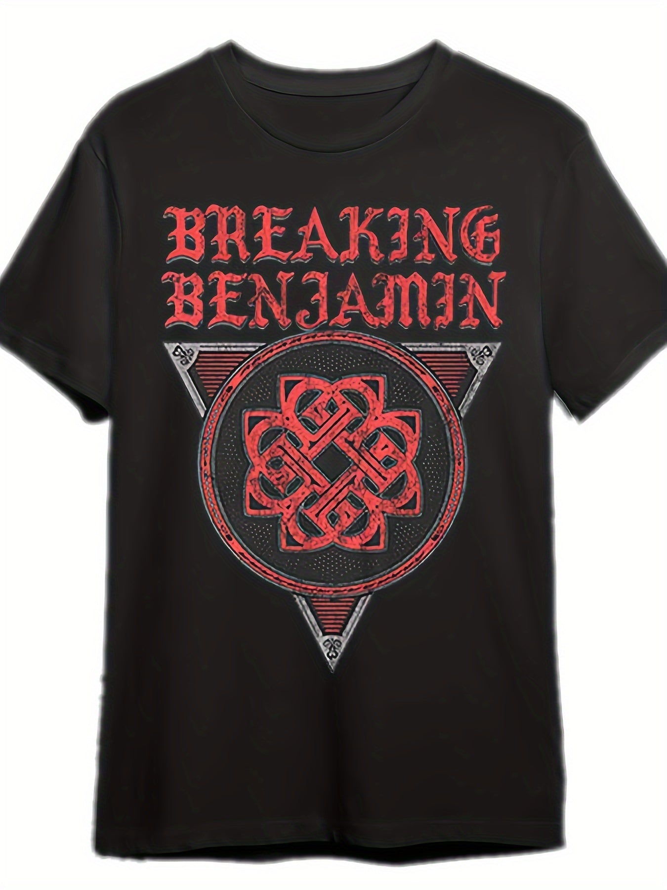 Breaking Benjamin Band Logo - Breaking Benjamin - T-Shirt 340460 Funny Men's Short Sleeve Graphic T-shirt Collection Black PR - Premium  from Lizard Vigilante - Just $21.99! Shop now at Lizard Vigilante