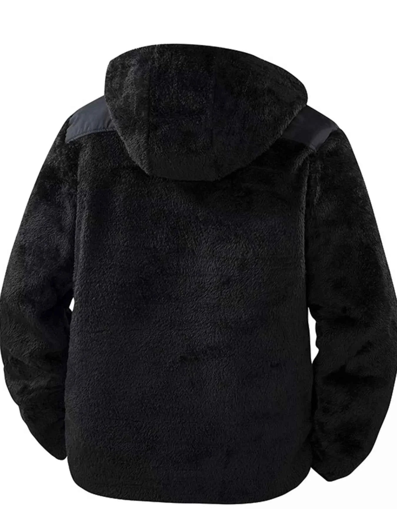 Men's Zip Up Fleece Hooded Jacket