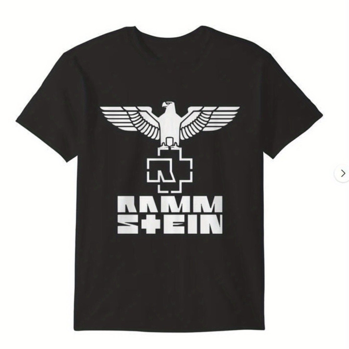 Men's Rammstein Rock Band Print Solid Color Short Sleeve Crew Neck T-Shirt Birthday Gifts Christmas Gifts - Premium  from Lizard Vigilante - Just $22.99! Shop now at Lizard Vigilante