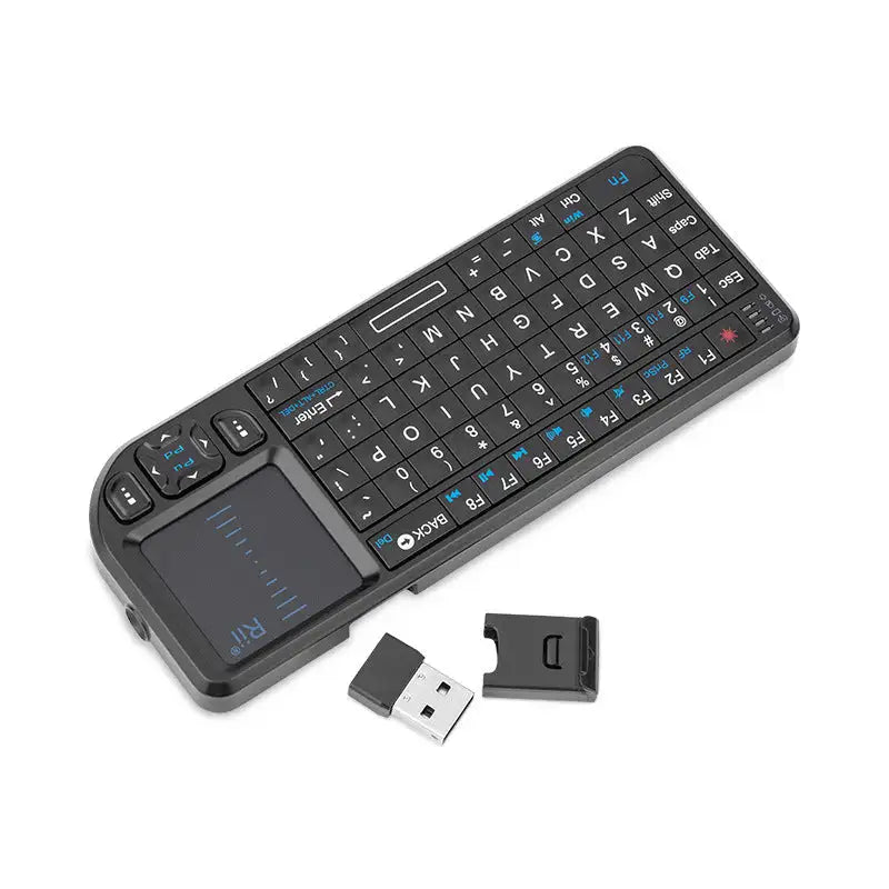 Mini Wireless Keyboard with Backlight Laser Pointer Multimedia for TV Computer
