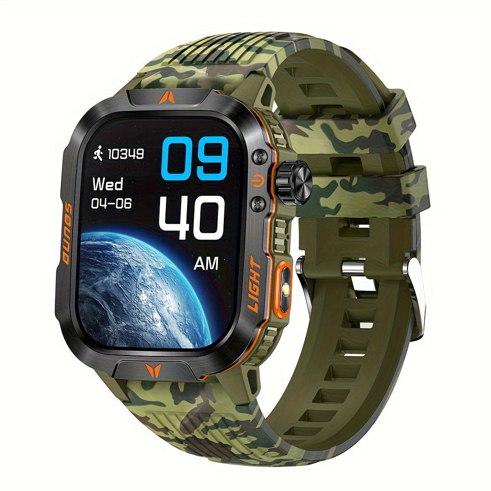 Rugged Outdoor Smartwatch | 2024's Ultimate Fitness Tracker For Android iPhone - Premium smart watch from Lizard Vigilante - Just $48.88! Shop now at Lizard Vigilante