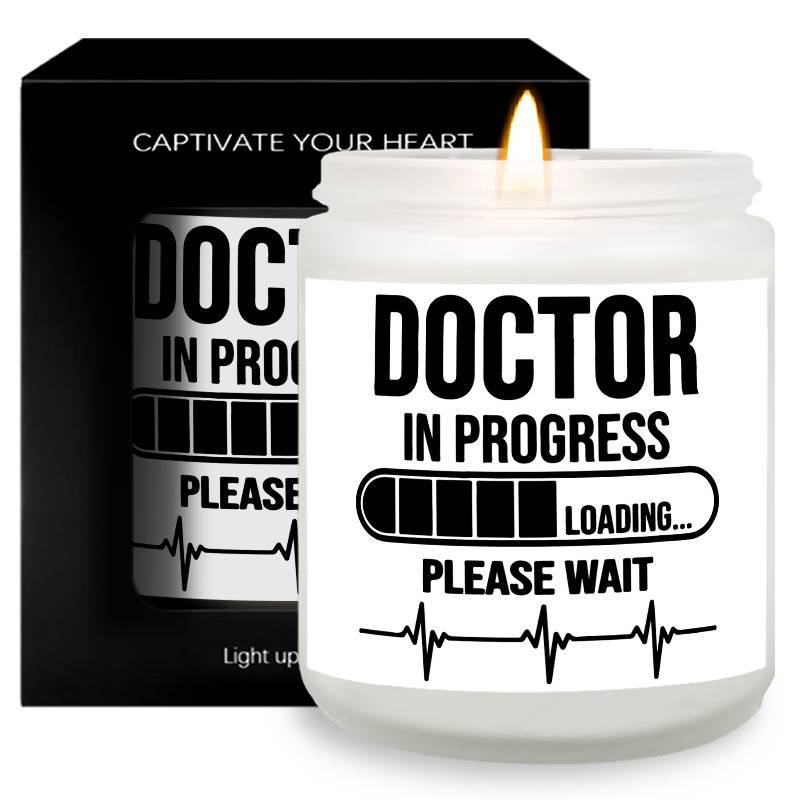 One Lavender Scented Candle, 5.3 Ounces, Made from Soybean Wax. A Great Gift Idea for Doctors, Physicians, And Medical Professionals, Suitable for Both Men And Women, As Well As And . Perfect for Birthdays, Christmas, Thanksg