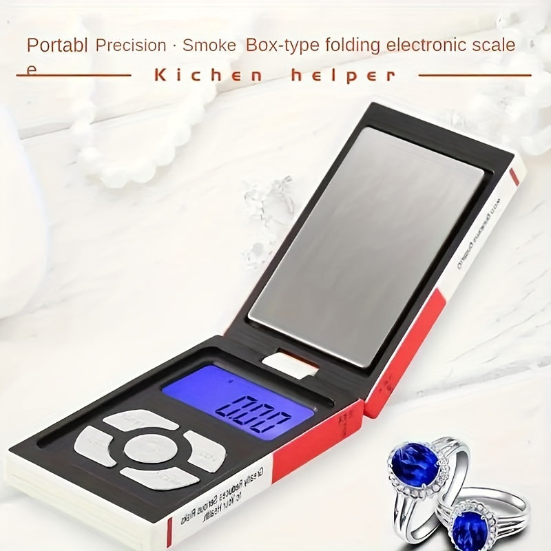 500g High-Precision Mini Digital Pocket Scale - 0.1g Accuracy for Jewelry and Gram Measurement, Compact Case - Premium scale from Lizard Vigilante - Just $17.99! Shop now at Lizard Vigilante