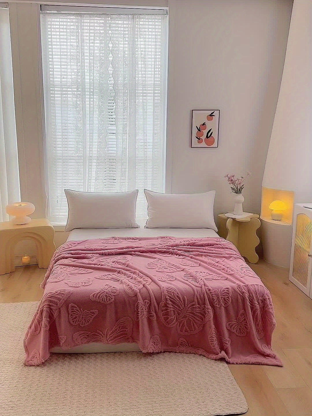 1pc Soft and Cozy 3D Butterfly Blanket - Perfect for All Seasons and Occasions