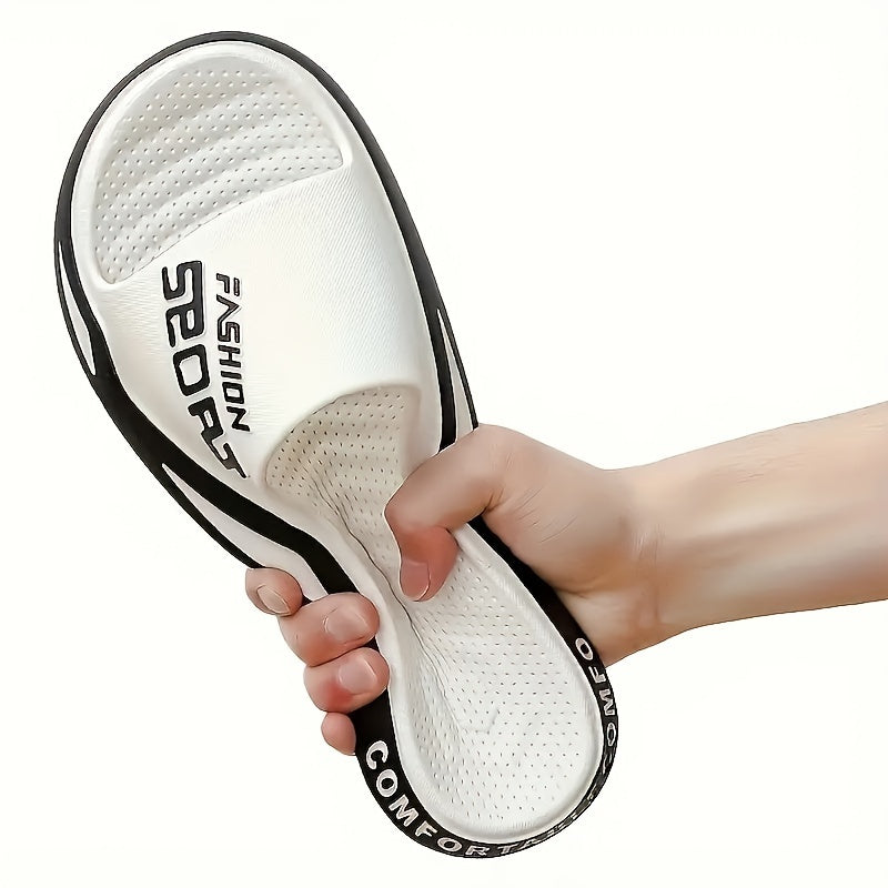 Men’s Sport Slides: Casual Non-Slip Odor-Resistant Slippers for Indoor and Outdoor - Premium slides from dsers - Just $22.88! Shop now at Lizard Vigilante