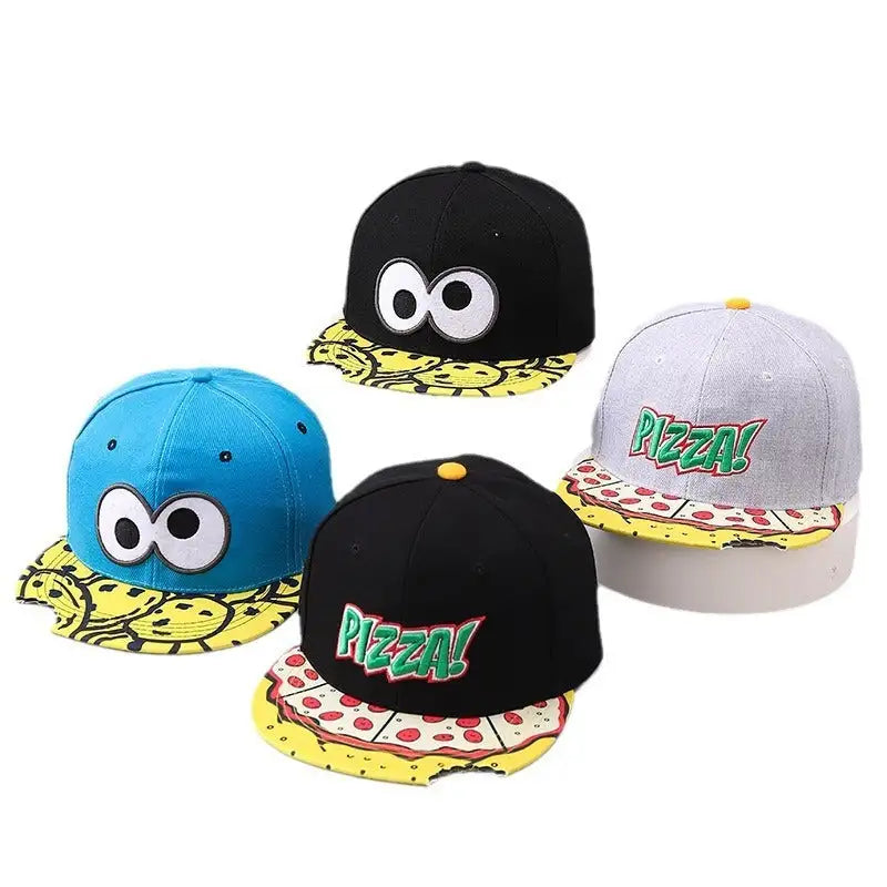 Flat Brim Missing Corner Snack Baseball Cap Personality Male And Female Adult Sun-proof Sports Hat