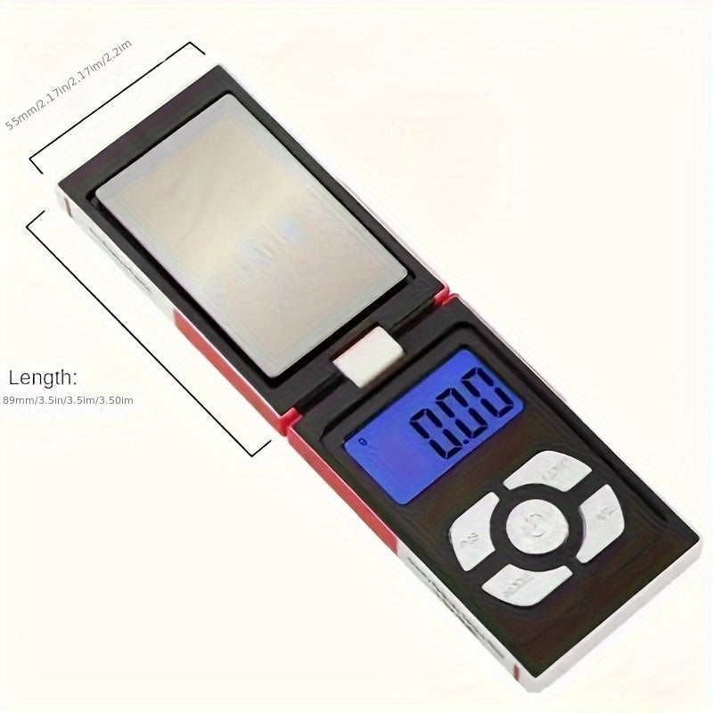 500g High-Precision Mini Digital Pocket Scale - 0.1g Accuracy for Jewelry and Gram Measurement, Compact Case - Premium scale from Lizard Vigilante - Just $17.99! Shop now at Lizard Vigilante