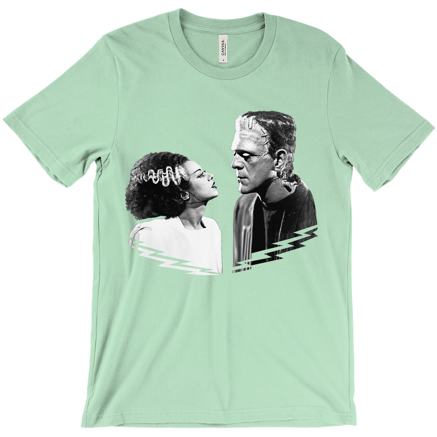 Frankenstein Couple - Classic Monster Tee