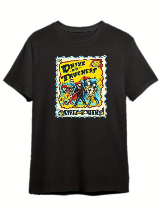 Concert Dbt Drive By Truckers Maspril T-Shirt 21372 funny Men’s Short Sleeve Graphic T-shirt Collection black TP - Premium  from Lizard Vigilante - Just $24.99! Shop now at Lizard Vigilante