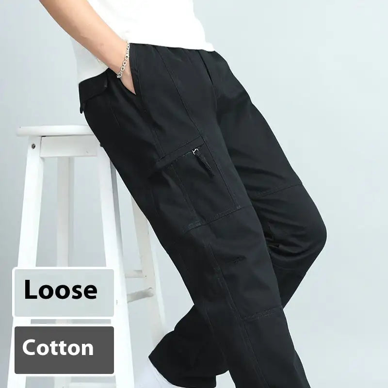 Overalls Men's Pure Cotton Casual Pants