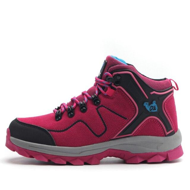 Fashion Outdoor Men's Sports Hiking Boots Wear-Resistant Hiking Men's Fashion Non-slip Waterproof Walking Boots Lightweight Comfortable Sport Ankle Shoes Outdoor Winter Mens Shoes