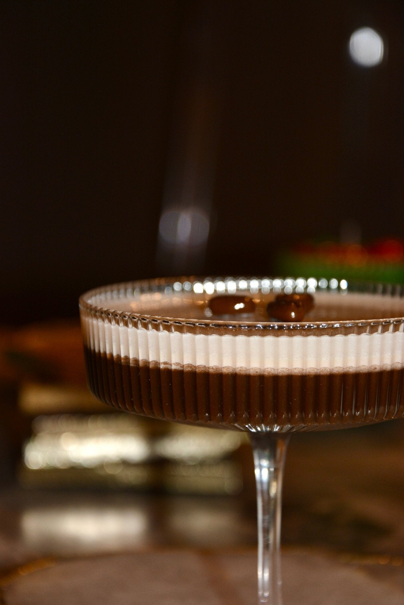 FAUX ESPRESSO MARTINI DECOR