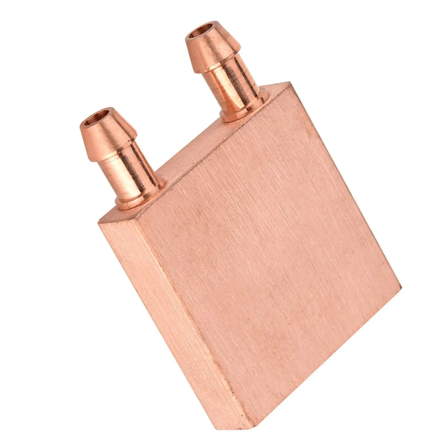 Copper Water Cooling Block for Graphics GPU Head CPU 40 * 40 * 10mm