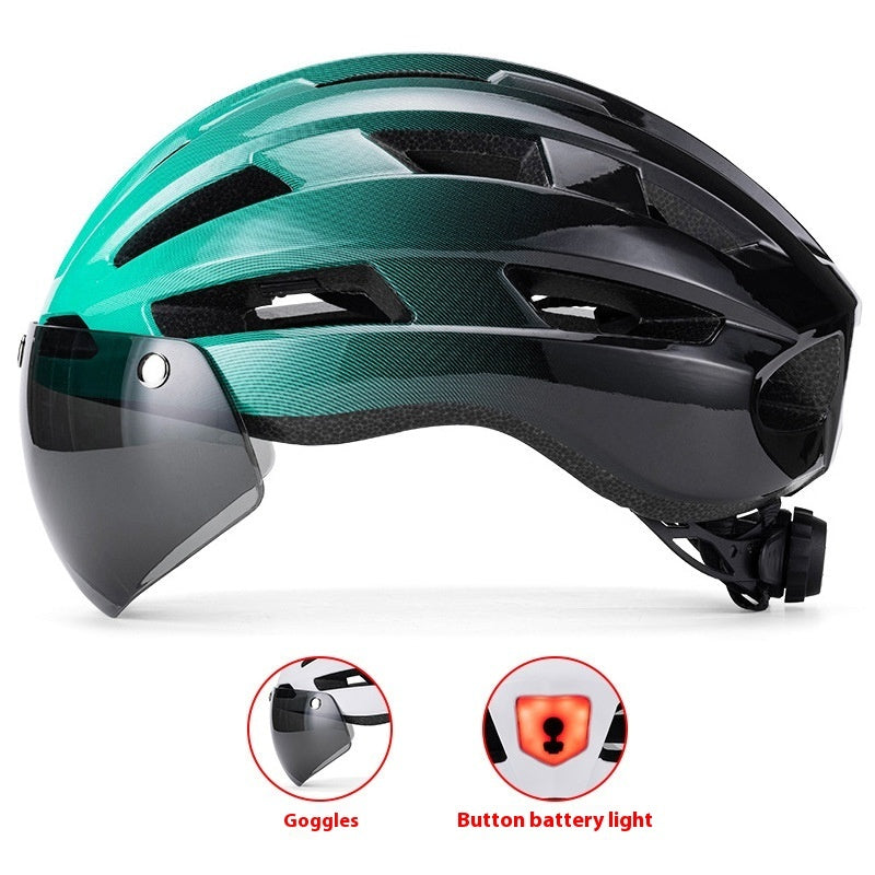 Magnetic Suction Goggles Unisex Mountain Highway Color Changing Cycling Bicycle Helmet