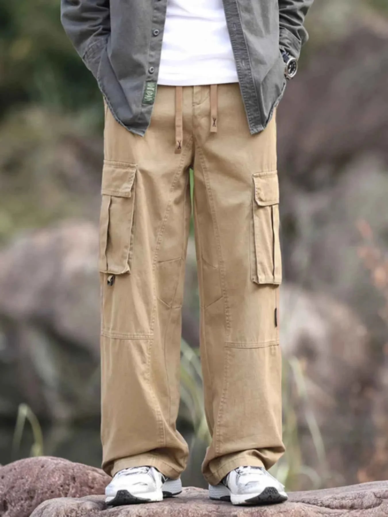 Men's Plus Size Relaxed Fit Cargo Pants