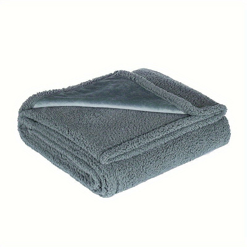Ultimate Pet Pal Blanket - Soft, Stain-Resistant, Reversible Sherpa Fleece Furniture Protector with Machine Washable, Waterproof Polyester Fabric for Extra Small to Large Dogs and Cats - Easy Care, Durable, and Cozy Companion