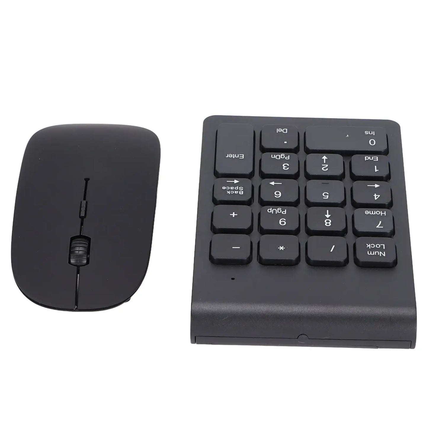 Number Pad Plug and Play 2.4GHz Wireless Technology 1200 DPI Sensitive Durable Number Pad Mouse Combo for Home Office