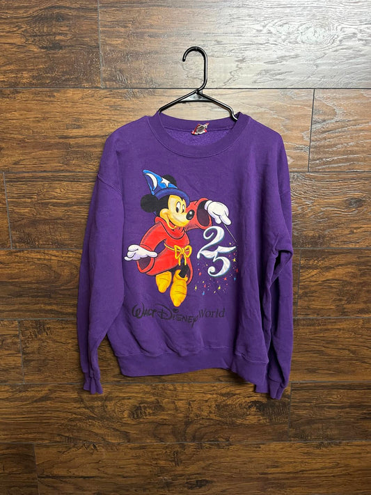 VTG Disney Fantasia Mickey Mouse Crew Neck 25th Anniversary