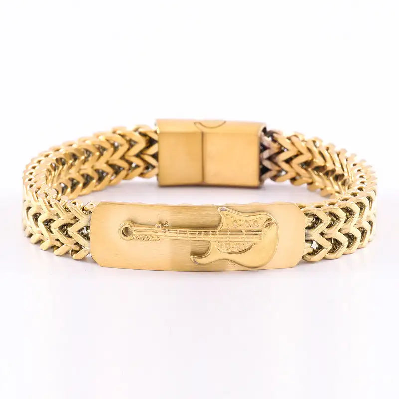 Retro Stainless Steel Three-dimensional Design Bracelet