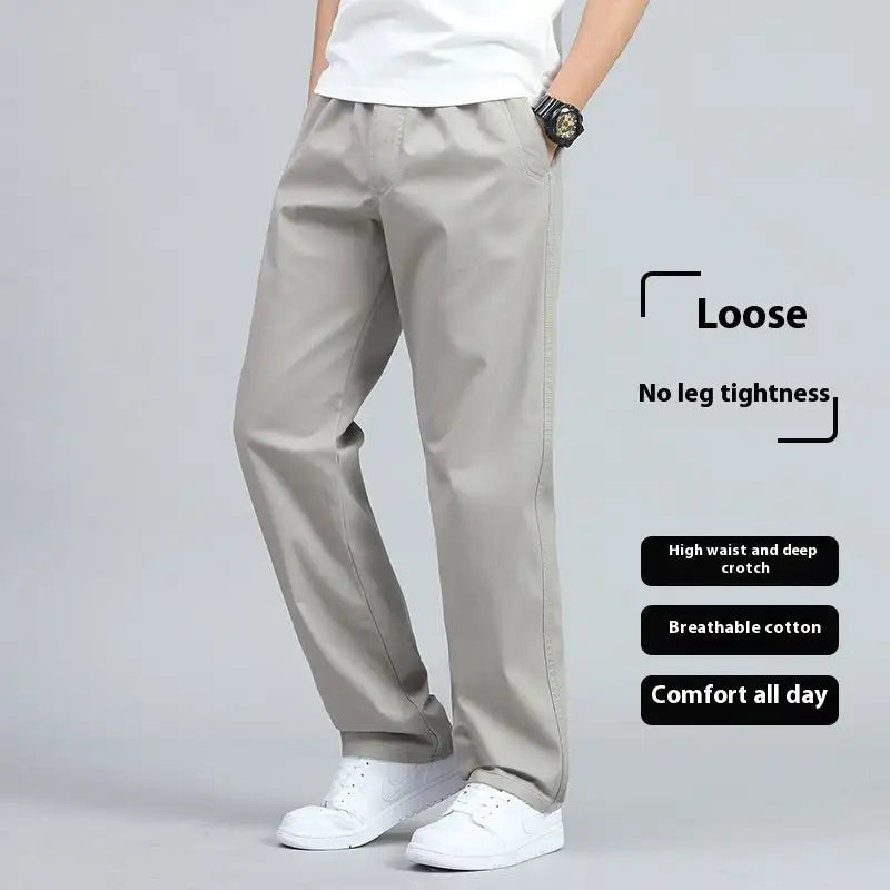 Overalls Men's Pure Cotton Casual Pants