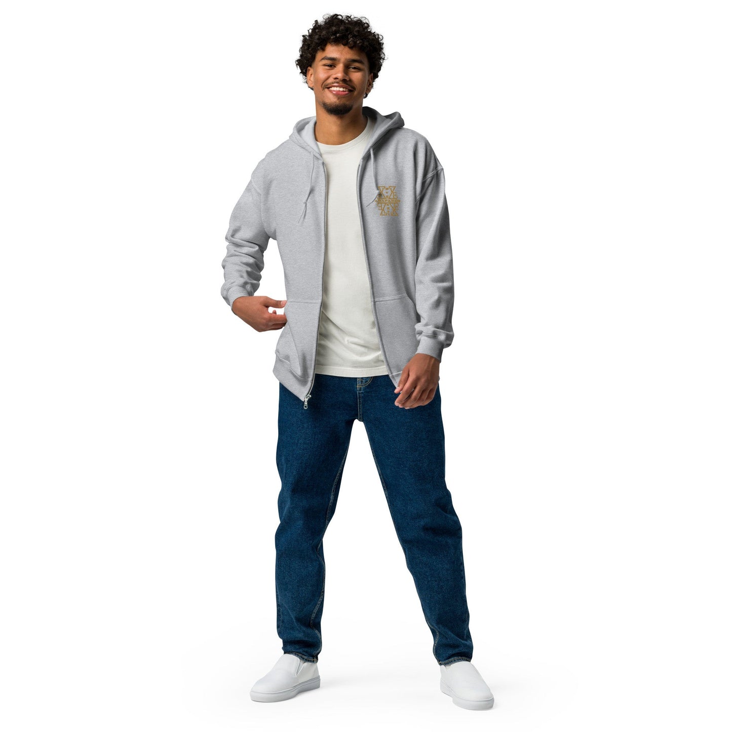 Men's Hoodie - heavy blend zip hoodie