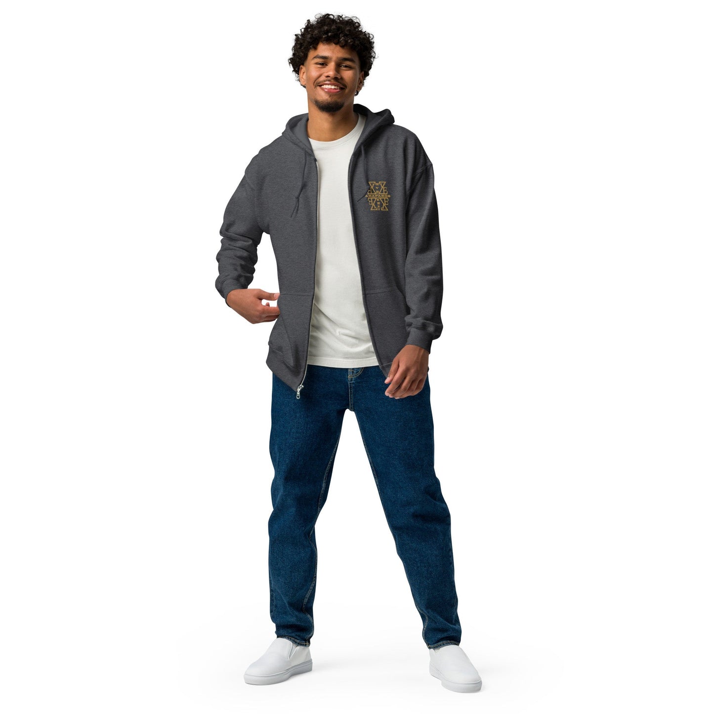 Men's Hoodie - heavy blend zip hoodie