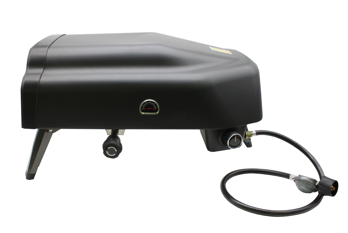 Flame King Outdoor Portable 14-inch Propane Pizza Oven Gas 360 Degree Rotating Stone