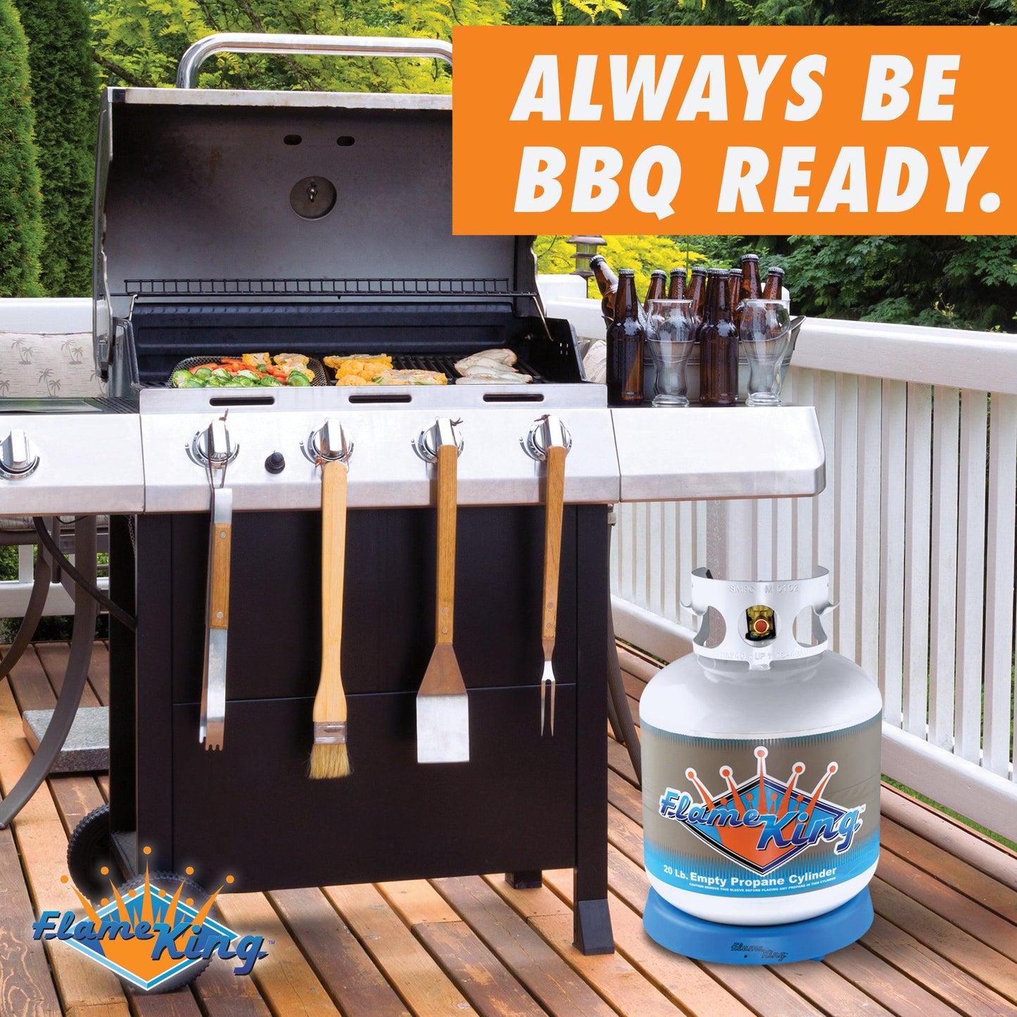 Flame King Smart Wireless Gauge Propane Tank Scale