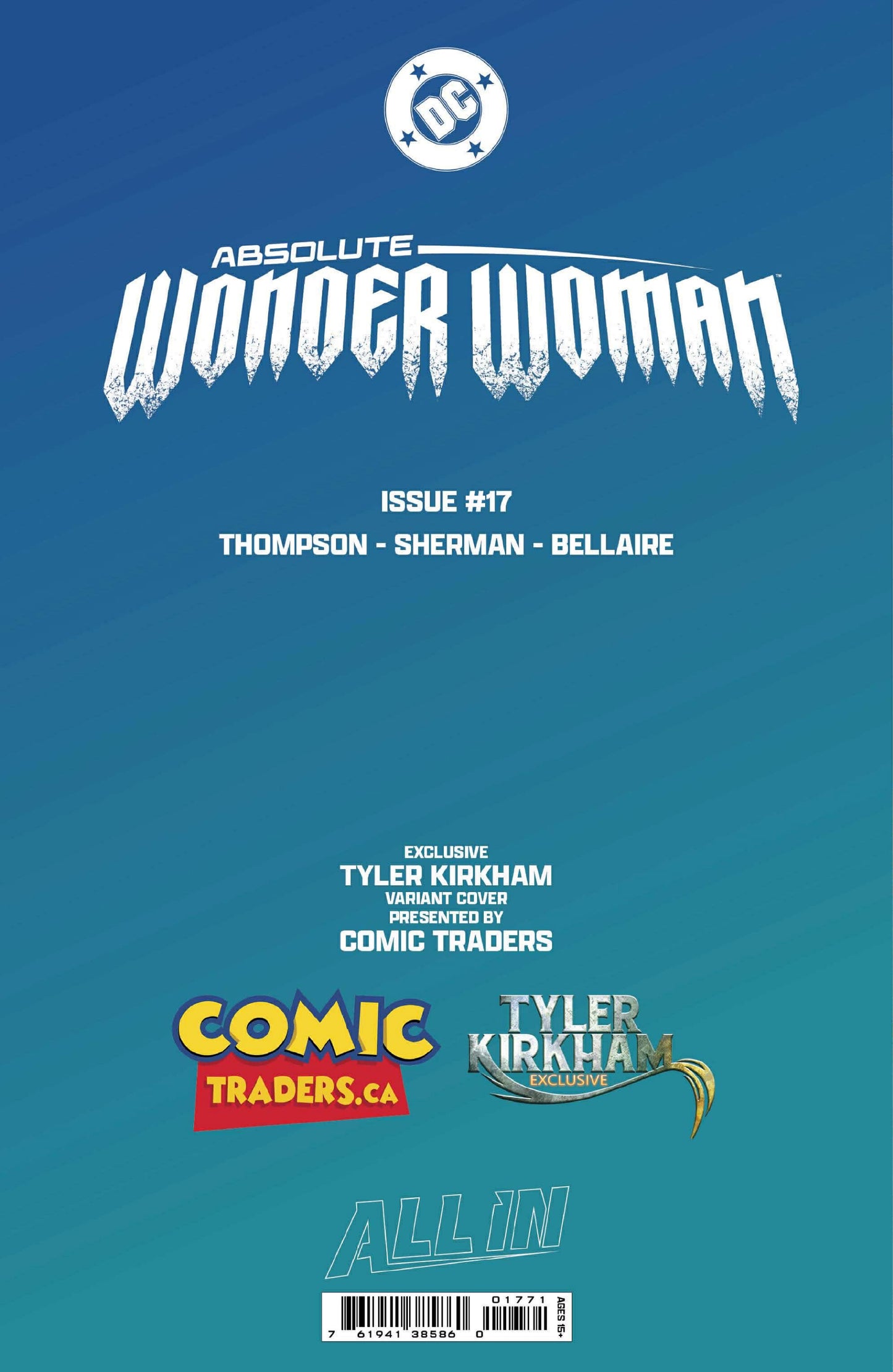 [FOIL] ABSOLUTE WONDER WOMAN #17 TYLER KIRKHAM EXCLUSIVE VIRGIN VAR (02/25/2026)