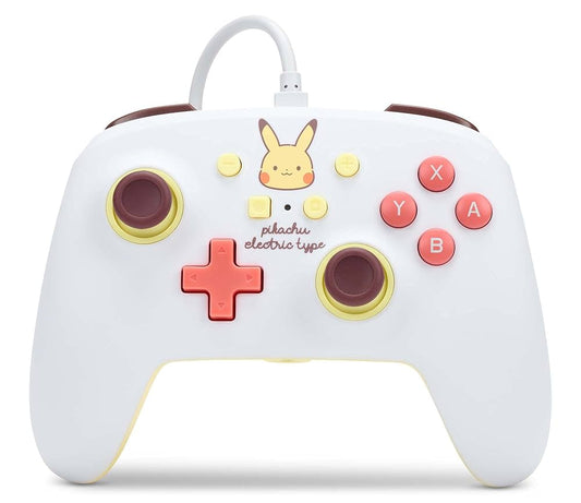 PowerA Nintendo Switch Enhanced Wired Controller: Pokemon Pikachu Electric Type - Nintendo Switch