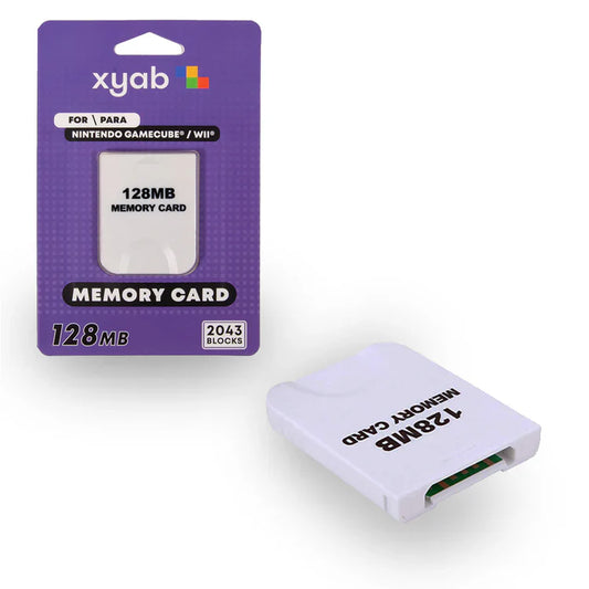 XYAB 128MB 2043 Blocks Memory Card for Gamecube/Wii - Gamecube