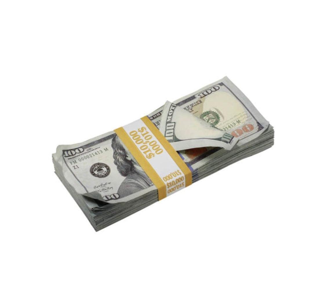 $50,000 Aged Prop Money - Full Print