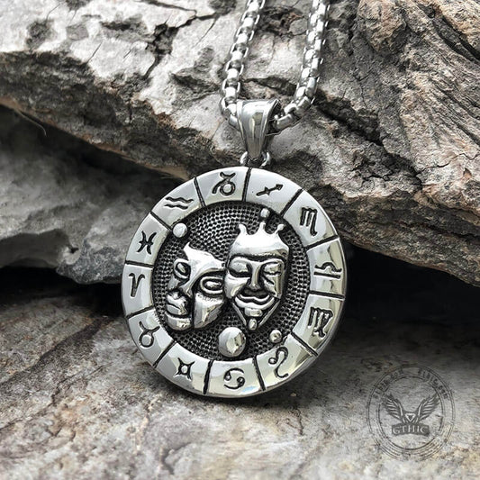 Gemini Stainless Steel Pendant