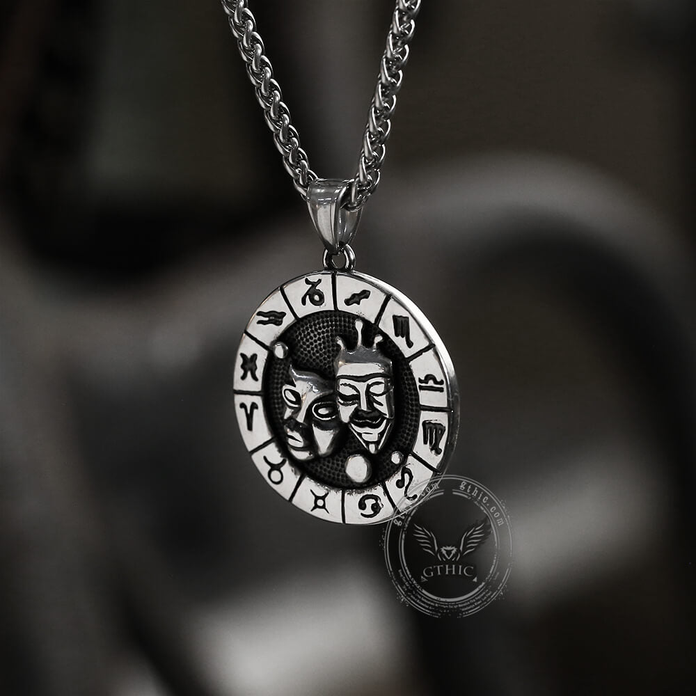 Gemini Stainless Steel Pendant