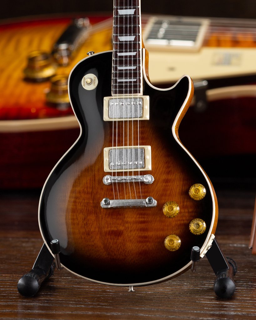 GIBSON Les Paul Traditional Tobacco Burst 1:4 Scale Replica Guitar ~Axe Heaven~